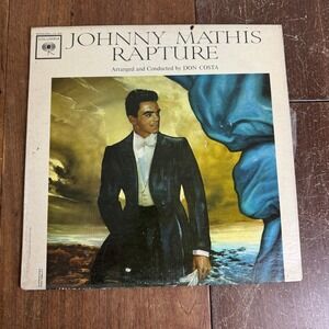 Johnny Mathis‎ Rapture 1962 Columbia Records LP Vinyl Record